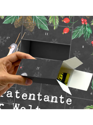 Mr. & Mrs. Panda Adventskalender Zum Befüllen Pinguin Beste Pate... in Kreidetafel