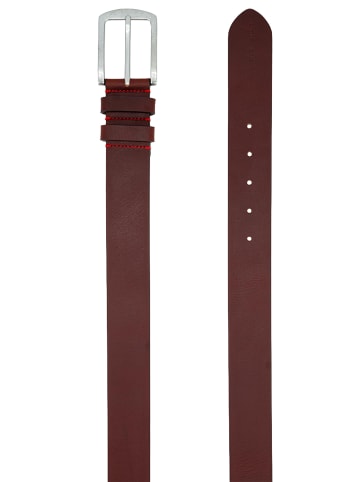 Pierre Cardin Ledergürtel Basic in Dunkelbraun