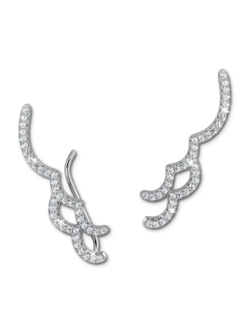 SilberDream Ohrringe 925 Sterling Silber Ear Cuff Welle Ohrklemme