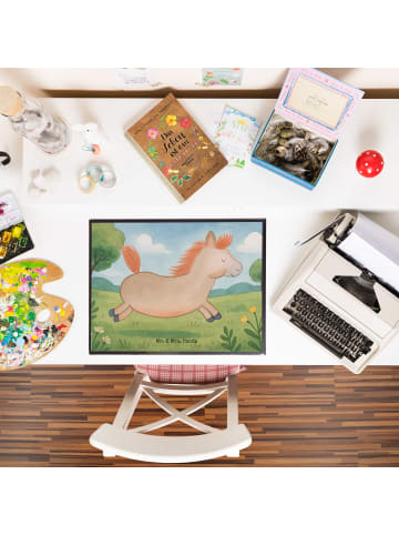 Mr. & Mrs. Panda tischpad Pferd Springen Design ohne Spruch in Weiß