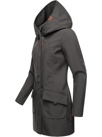 Marikoo Softshellmantel Mayleen in Anthracite
