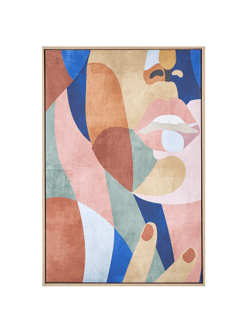 Beliani Canvas BITETTO in Bunt/Braun - (W) 63 x (H) 93 x (L) 5 cm