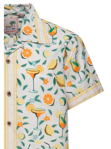 King Kerosin King Kerosin Hawaiihemd Citrus Cocktail in offwhite