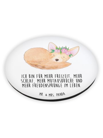 Mr. & Mrs. Panda magnet Wüstenfuchs Blumen mit Spruch in Weiß