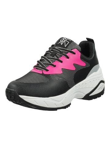 WALDLÄUFER Sneaker Schwarz/Pink