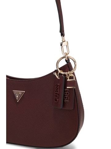 Guess HWZG9672180 NOELLE II TOP ZIP SHOULDER BAG burgundy