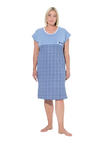 Ulla Popken Nachthemd in frostblau