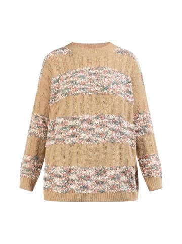 usha FESTIVAL Damen Strick Pullover in Rauchmint Mehrfarbig
