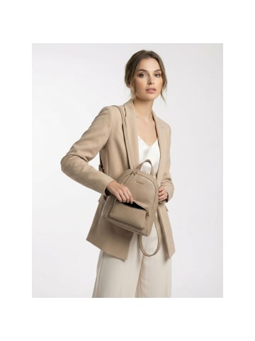 Lazarotti Bologna Leather City Rucksack Leder 27 cm in sand