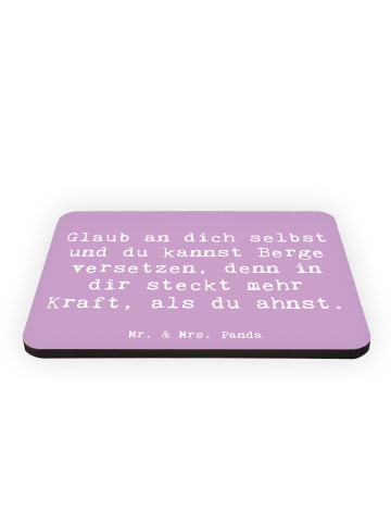 Mr. & Mrs. Panda magnet Spruch Selbstvertrauen stärken mit Spruch in Lavendeltraum