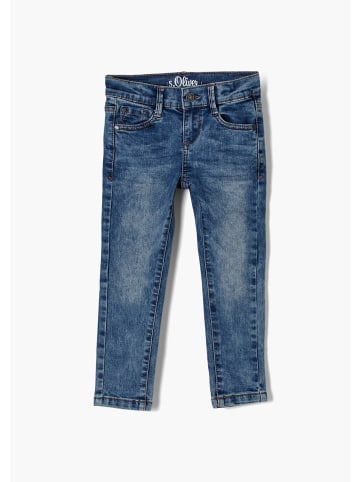 s.Oliver Denim Hose lang in Blau