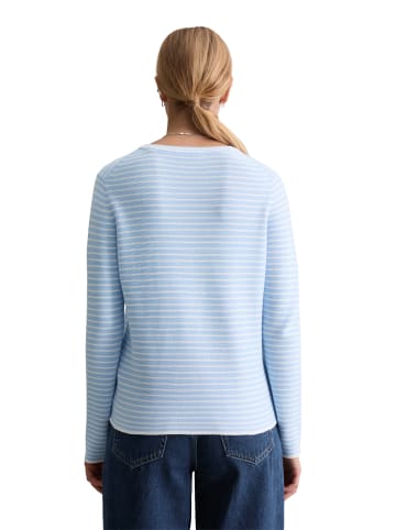 Marc O'Polo DENIM Gestreifter Pullover regular in Light Blue