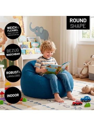 Lumaland Sitzsack Comfort 120l dunkelblau Blau