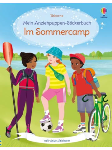 Usborn Buch - Mein Anziehpuppen-Stickerbuch: Im Sommercamp