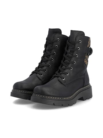 rieker Schnürstiefelette in schwarz