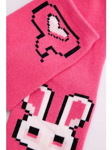 Coccodrillo Socken in rosa