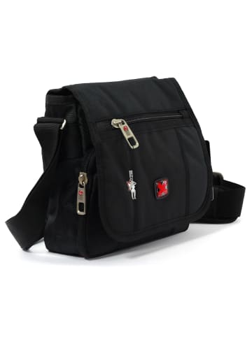 Travel n meet Messenger Bag, Schultertasche Polyester ca. 20cm breit ca. 20cm hoch