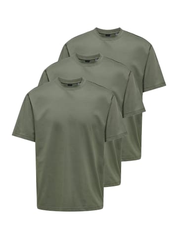 ONLY & SONS T-Shirt Onsfred in Castor gray
