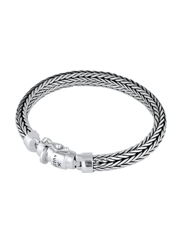 KUZZOI Armband 925 Sterling Silber Twisted in Silber