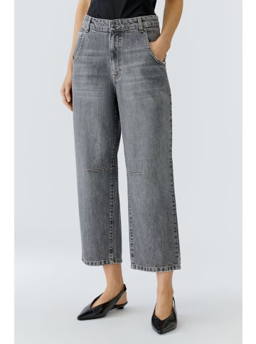 Oui Jeans Barrel in grey denim