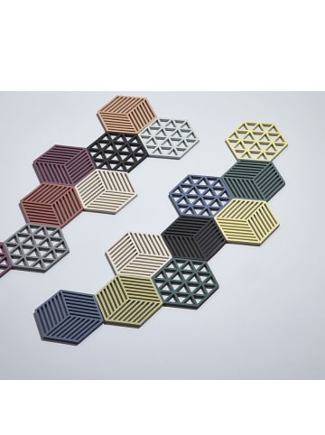 Zone Denmark Untersetzer Hexagon in Black