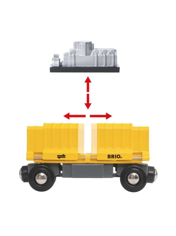 Brio Brio BRIO World - Güterzug mit drei Waggons in bunt