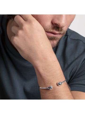 Thomas Sabo Thomas Sabo Armreif Totenkopf 925 Sterlingsilber, geschwärzt in silber