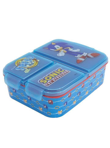 COFI 1453 Sonic the Hedgehog Kinder Brotdose – Lunchbox mit 3 Fächern & tollem in Blau
