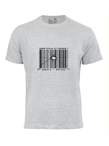 Cotton Prime® T-Shirt Barcode - Out of Order in Grau