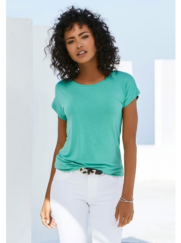 Vivance by Lascana Kurzarmshirt in mint, creme