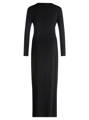Vera Mont Abendkleid mit V-Ausschnitt in Schwarz