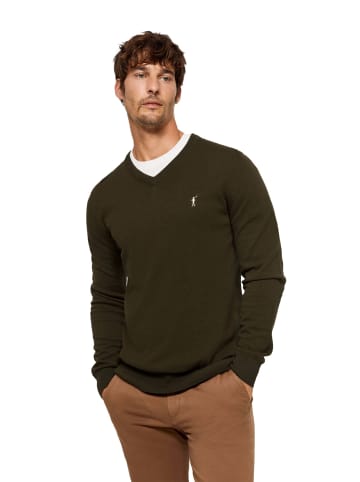 Polo Club Pullover in Waldgrün