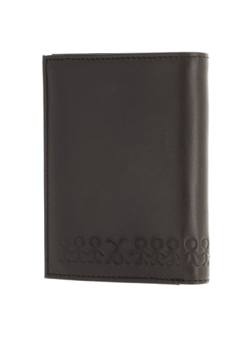 oxmox Leather Geldbörse RFID Schutz Leder 10 cm in braun-jumping jack 2.0