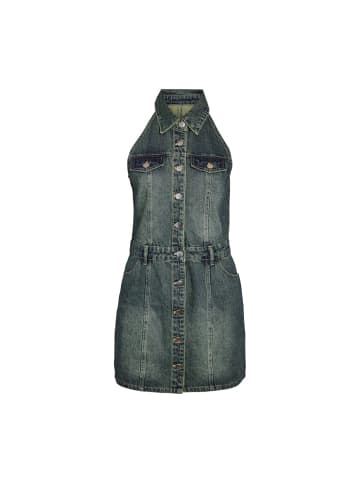 Noisy may Kleid in Dark Blue Denim