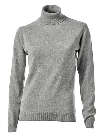 Heine Kaschmirpullover in grau-melange
