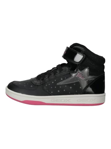 Geox Sneaker in Schwarz/Pink