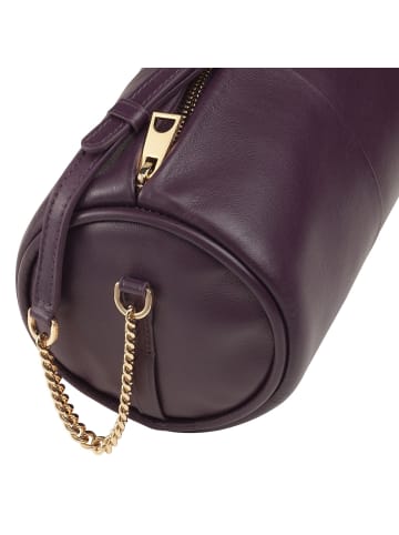 DuDu Abigail Umhängetasche Leder 19.5 cm in deep purple