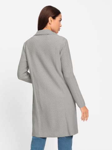 Heine Strickjacke in hellgrau-meliert