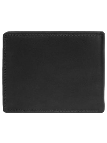 mano Geldbörse SUTURA echt Leder in schwarz