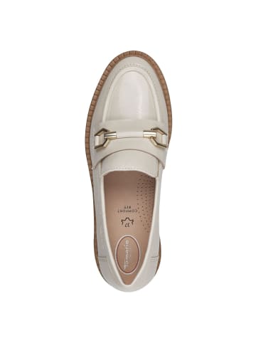 Tamaris COMFORT Slipper in CREAM PATEN