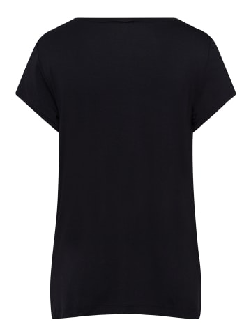 Hanro T-Shirt Yoga in black beauty