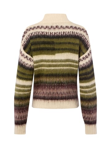 More & More Strickpullover in ecru oliv - 0001