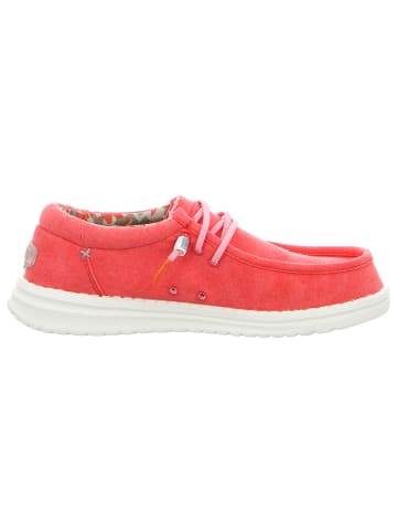 Fusion Sportlicher Schnürschuh in rot