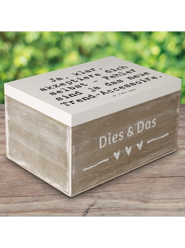 Mr. & Mrs. Panda Geschenkbox Spruch Selbstakzeptanz Trend mit Sp... in Weiß