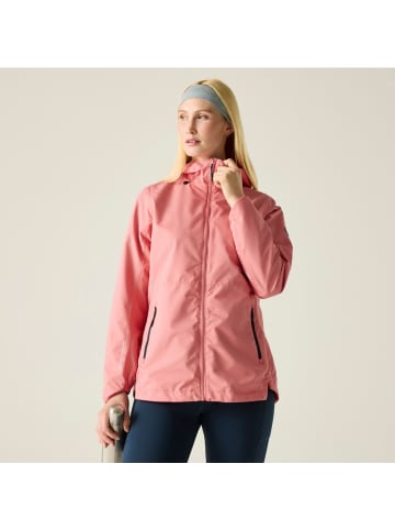 Regatta Hamara IV Outdoorjacke Wasserdicht mit Kapuze in Peach Pink