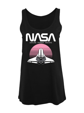 F4NT4STIC Damen Tanktop NASA Space Shuttle in schwarz