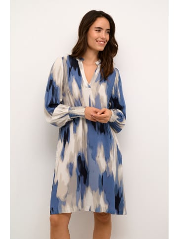 Kaffe Kleid KAbeathe Relaxed fit in Blue Abstract Print