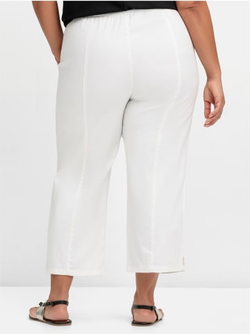 sheego Schlupfhose in weiß