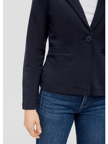 s.Oliver Sweatshirt Jacke langarm in Blau