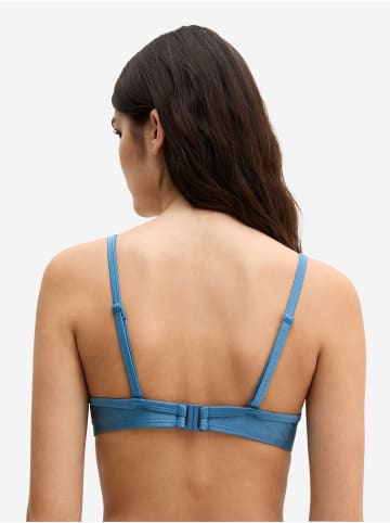Marc O'Polo Bügel-Bikini-Top Shiny in coronet blue